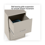 Alera® Soho Vertical File Cabinet, 2 Drawers: File/File, Letter, Putty, 14" x 18" x 24.1" (ALESVF1824PY) Each