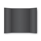 Eco Brites Two Cool Tri-Fold Poster Board, 36 x 48, Black/White, 6/Carton (GEO27135) Each