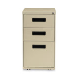 Alera® File Pedestal, Left or Right, 3-Drawers: Box/Box/File, Legal/Letter, Putty, 14.96" x 19.29" x 27.75" (ALEPABBFPY) Each