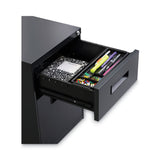Alera® File Pedestal, Left or Right, 2-Drawers: Box/File, Legal/Letter, Charcoal, 14.96" x 19.29" x 21.65" (ALEPABFCH) Each