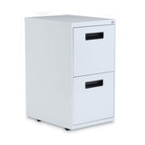 Alera® File Pedestal, Left or Right, 2 Legal/Letter-Size File Drawers, Light Gray, 14.96" x 19.29" x 27.75" (ALEPAFFLG) Each