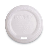 Eco-Products® EcoLid Renewable/Compostable Hot Cup Lid, PLA, Fits 10 oz to 20 oz Hot Cups, 50/Pack, 16 Packs/Carton (ECOEPECOLIDW) Case of 800