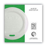 Eco-Products® EcoLid Renewable/Compostable Hot Cup Lid, PLA, Fits 10 oz to 20 oz Hot Cups, 50/Pack, 16 Packs/Carton (ECOEPECOLIDW) Case of 800