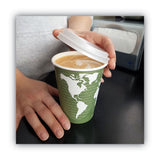 Eco-Products® EcoLid Renewable/Compostable Hot Cup Lid, PLA, Fits 10 oz to 20 oz Hot Cups, 50/Pack, 16 Packs/Carton (ECOEPECOLIDW) Case of 800