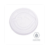 Eco-Products® GreenStripe Renewable and Compost Cold Cup Flat Lids, Fits 9 oz to 24 oz Cups, Clear, 100/Pack, 10 Packs/Carton (ECOEPFLCC) Case of 1000