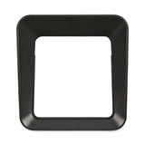 Rubbermaid Sustain Decorative Refuse with Recycling Lid, 23 gal, Metal/Plastic, Black (RCP2078988) Each