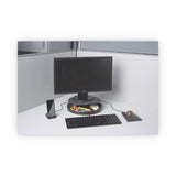 Kensington® Spin2 Monitor Stand with SmartFit, 12.6" x 12.6" x 2.25" to 3.5", Black, Supports 40 lbs (KMW52787) Each