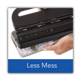 Swingline® 24-Sheet Easy Touch Two- to Seven-Hole Precision-Pin Punch, 9/32" Holes, Black (SWI74150) Each