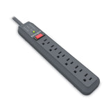 Kensington® Guardian Surge Protector, 6 AC Outlets, 15 ft Cord, 540 J, Gray (KMW38215) Each