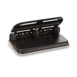 Swingline® 24-Sheet Easy Touch Two- to Seven-Hole Precision-Pin Punch, 9/32" Holes, Black (SWI74150) Each