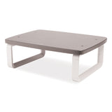 Kensington® Monitor Stand with SmartFit, For 24" Monitors, 15.5" x 12" x 3" to 6", Black/Gray, Supports 80 lbs (KMW60089) Each