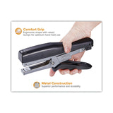 Bostitch® B8 Xtreme Duty Plier Stapler, 45-Sheet Capacity, 0.25" to 0.38" Staples, 2.5" Throat, Black/Charcoal Gray (BOSB8HDP) Each