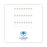 Boardwalk® Trigger Sprayer 300ES, 9.5" Tube, Fits oz Bottles, White, 24/Carton (BWK58109) Case of 24