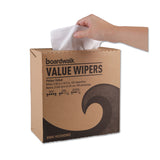 Boardwalk® DRC Wipers, 9.33 x 16.5, White, 100 Dispenser Packs, 9 Dispenser Packs/Carton (BWKV030IDW2) Case of 900