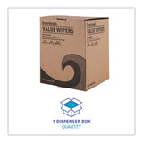 Boardwalk® DRC Wipers, Centerpull, 10 x 12, White, 200/Carton (BWKV040CGW) Case of 200