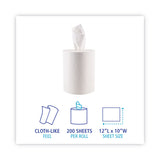 Boardwalk® DRC Wipers, Centerpull, 10 x 12, White, 200/Carton (BWKV040CGW) Case of 200