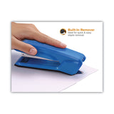 Bostitch® Ascend Stapler, 20-Sheet Capacity, Ice Blue (BOSB210RBLUE) Each