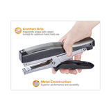 Bostitch® Standard Plier Stapler, 20-Sheet Capacity, 0.25" Staples, 2.5" Throat, Black/Gray (BOSSSP99) Each
