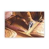 Stanley® Curved Quick-Change Utility Knife, Stainless Steel Retractable Blade, 3 Blades, 6.5" Metal Handle, Black/Chrome (BOS10788) Each