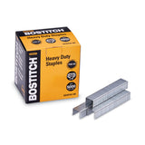 Bostitch® Heavy-Duty Premium Staples, 0.38" Leg, 0.5" Crown, Steel, 5,000/Box (BOSSB35PHD5M) Box of 5000