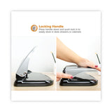 Bostitch® 40-Sheet EZ Squeeze Three-Hole Punch, 9/32" Holes, Black/Silver (ACI2240) Each