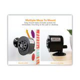 Bostitch® Antimicrobial Manual Pencil Sharpener, Manually-Powered, 5.44 x 2.69 x 4.33, Black (BOSMPS1BLK) Each