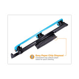 Bostitch® 12-Sheet EZ Squeeze Three-Hole Punch, 9/32" Holes, Blue/Black (ACI2103) Each