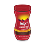 Folgers® Instant Coffee Crystals, Classic Roast, 16oz Jar (FOL06922) Each