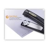 Bostitch® Professional Antimicrobial Executive Stapler, 20-Sheet Capacity, Black (BOSB5000BLK) Each