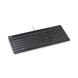 Kensington® Slim Type Standard Keyboard, 104 Keys, Black (KMW72357) Each