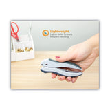 Bostitch® 10-Sheet EZ Squeeze One-Hole Punch, 1/4" Hole, Gray (ACI2402) Each