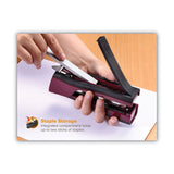 Bostitch® Dynamo Stapler, 20-Sheet Capacity, Wine Metallic (BOSB696RMAG) Each