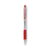 Pilot® EasyTouch Ballpoint Pen, Retractable, Fine 0.7 mm, Red Ink, Clear Barrel, Dozen (PIL32212) 1 Dozen