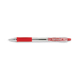 Pilot® EasyTouch Ballpoint Pen, Retractable, Medium 1 mm, Red Ink, Clear Barrel, Dozen (PIL32222) 1 Dozen
