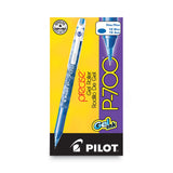 Pilot® Precise P-700 Gel Pen, Stick, Fine 0.7 mm, Blue Ink, Blue Barrel, Dozen (PIL38611) 1 Dozen