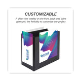 Samsill® Nonstick D-Ring View Binder, 3 Rings, 6" Capacity, 11 x 8.5, Black (SAM16420) Each