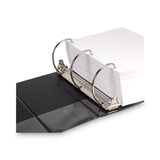 Samsill® Nonstick D-Ring View Binder, 3 Rings, 6" Capacity, 11 x 8.5, Black (SAM16420) Each