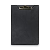 Samsill® Value Padfolio, Heavyweight Sealed Vinyl, Brass Clip, Inside Front Pocket, Black (SAM71410) Each