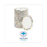 Boardwalk® Deerfield Printed Paper Plates, 6" Dia, Coated/Soak Proof, Multicolor, 250/Pack, 4 Packs/Carton (BWKDEER6PLT) Case of 1000