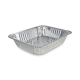 Boardwalk® Aluminum Steam Table Pans, Half-Size Deep—128 oz., 2.56" Deep, 10.38 x 12.75, 100/Carton (BWKSTEAMHFDP) Case of 100