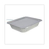 Boardwalk® Aluminum Steam Table Pans, Half-Size Deep—128 oz., 2.56" Deep, 10.38 x 12.75, 100/Carton (BWKSTEAMHFDP) Case of 100