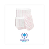 Boardwalk® Paper Food Baskets, 5 lb Capacity, Red/White, 500/Carton (BWK30LAG500) Case of 500