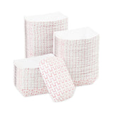 Boardwalk® Paper Food Baskets, 0.25 lb Capacity, 2.69 x 1.05 x 4, Red/White, 1,000/Carton (BWK30LAG025) Case of 1000
