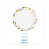 Boardwalk® Deerfield Printed Paper Plates, 6" Dia, Coated/Soak Proof, Multicolor, 250/Pack, 4 Packs/Carton (BWKDEER6PLT) Case of 1000