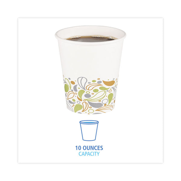 Boardwalk® Deerfield Printed Paper Hot Cups, 10 oz, 50 Cups/Sleeve, 20 Sleeves/Carton (BWKDEER10HCUP)