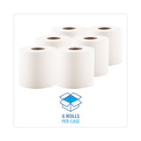 Boardwalk® Center-Pull Hand Towels, 2-Ply, Perforated, 7.87 x 10, White, 600/Roll, 6 Rolls/Carton (BWK6400) 6 Rolls