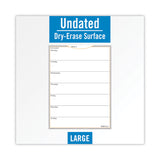 AT-A-GLANCE® WallMates Self-Adhesive Dry Erase Weekly Planning Surfaces, 18 x 24, White/Gray/Orange Sheets, Undated (AAGAW503028) Each