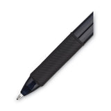 Pentel® EnerGel-X Gel Pen, Retractable, Bold 1 mm, Black Ink, Smoke/Black Barrel, Dozen (PENBL110A) Box of 12