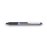Pentel® Oh! Gel Pen, Retractable, Medium 0.7 mm, Blue Ink, Black Barrel, Dozen (PENK497C) Box of 12