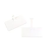 C-Line® Wire Rack Shelf Tag, Side Load, 3.5 x 1.5, White, 10/Pack (CLI87411) Pack of 10
